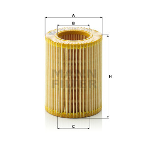 Фильтр масляный MANN-FILTER HU 714 X